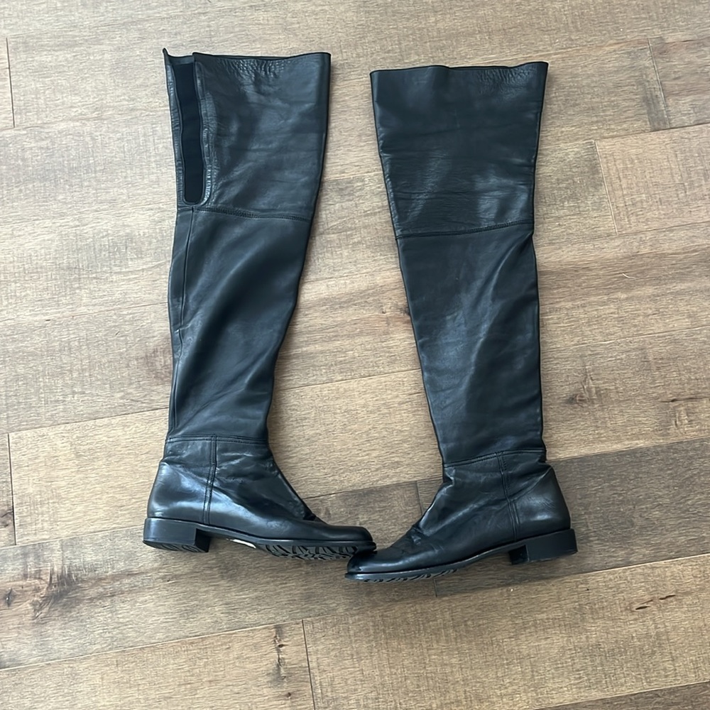 Stuart Weitzman Otk Hilo Leather Boot 7.5 - image 3